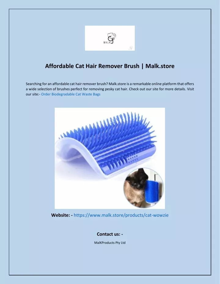 affordable cat hair remover brush malk store