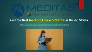 One of the best Medical Office Software Provider in California