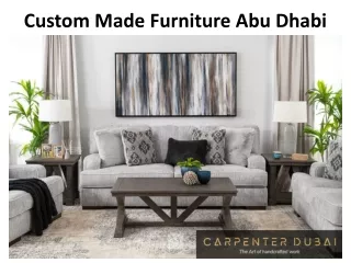 custom made furniture abu dhabi