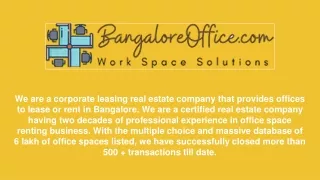 we are a corporate leasing real estate company
