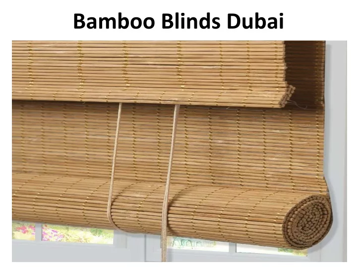 bamboo blinds dubai