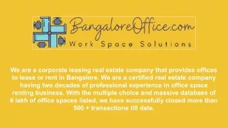 we are a corporate leasing real estate company