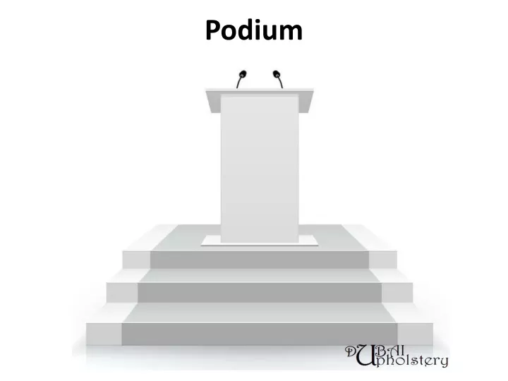 podium