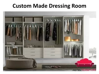custom made dressing room