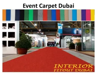 event carpet dubai