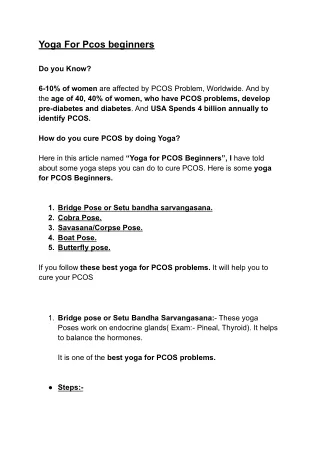 Yoga For Pcos beginners.docx