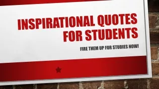 inspirational quotes for students
