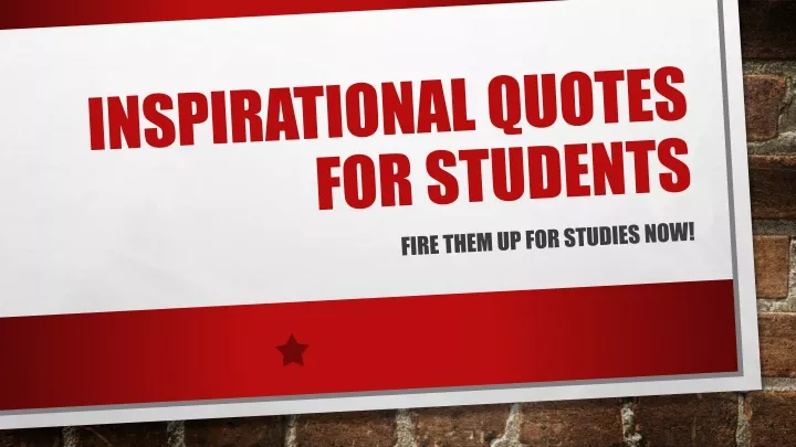 PPT - Student Exam Quotes PowerPoint Presentation, free download - ID ...