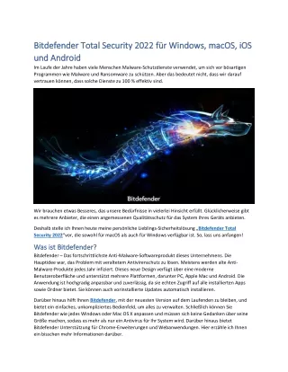 bitdefender total security 2022 f r windows macos