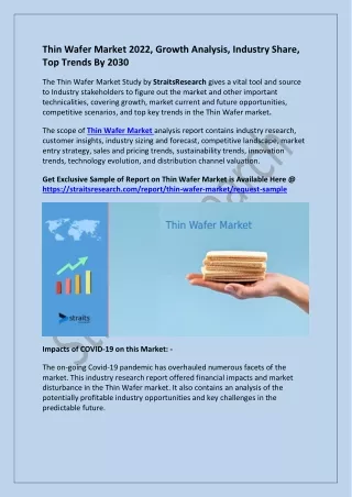 thin wafer market 2022 growth analysis industry
