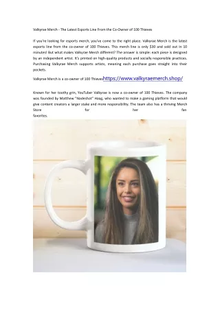 valkyrae merch the latest esports line from