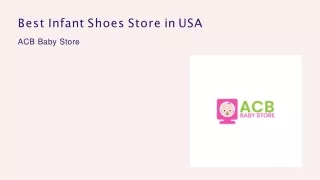 Best Infant Shoes Store in USA