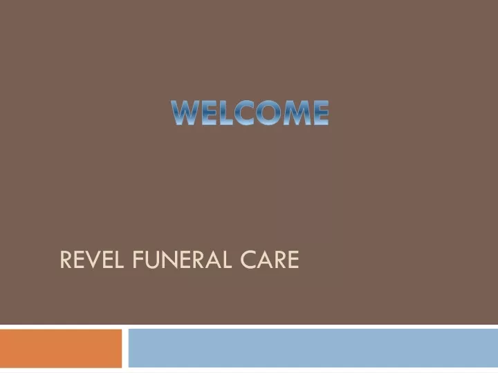 revel funeral care