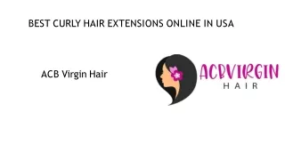 Best Curly Hair Extensions Online in USA