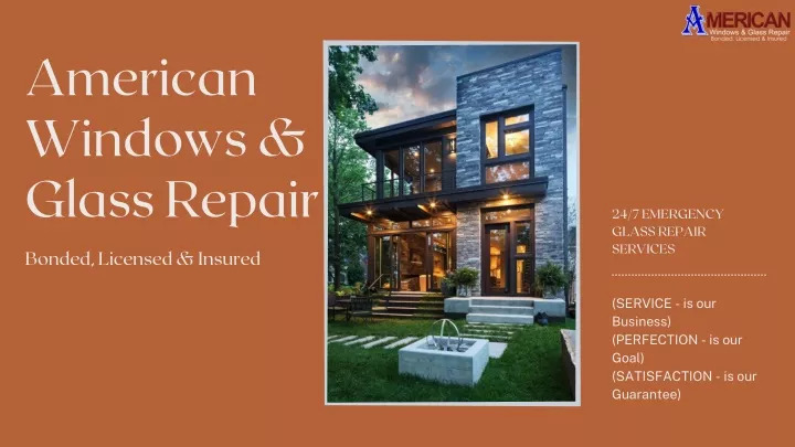 american windows glass repair