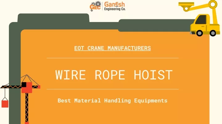 eot crane manufacturers