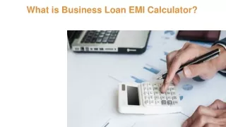 Know About Business Loan EMI Calculator - Bajaj Finserv