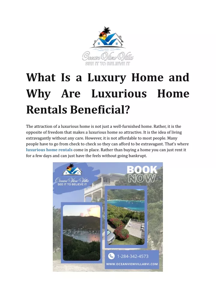 what is a luxury home and why are luxurious home