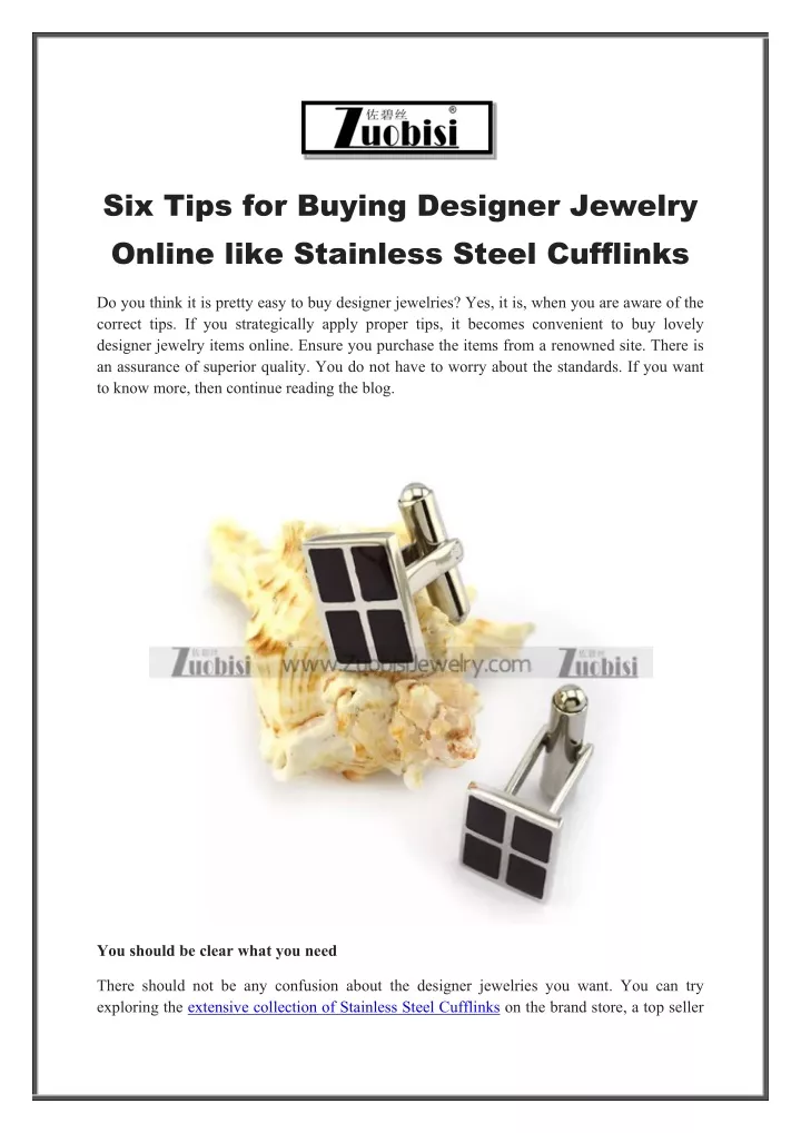 six tips for buying designer jewelry online like