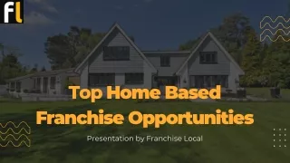Top Home-Based Franchise Opportunities | Franchise Local