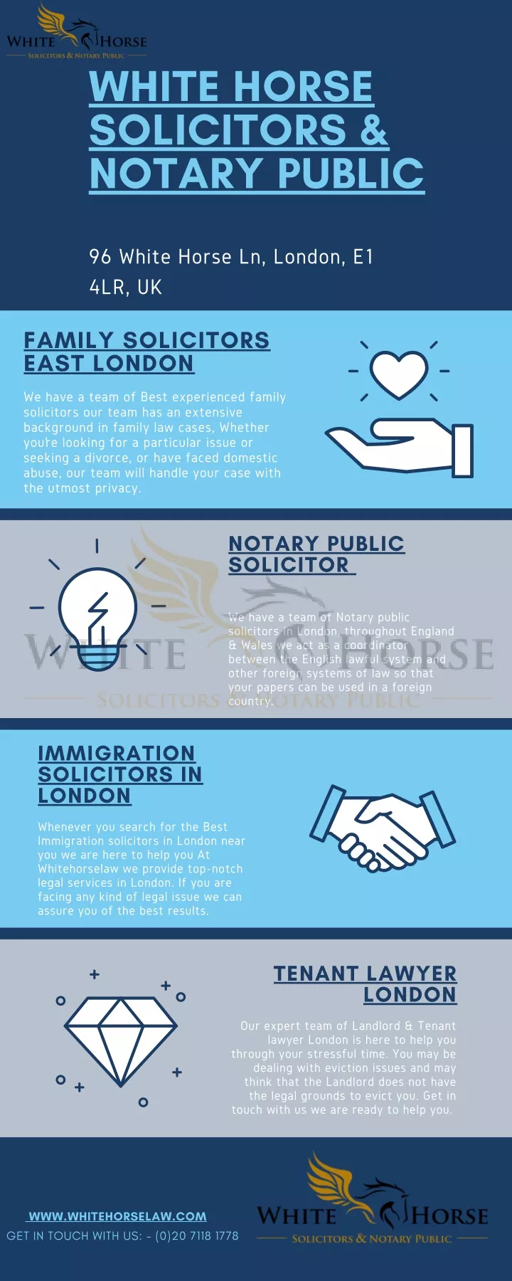 white horse solicitors notary public