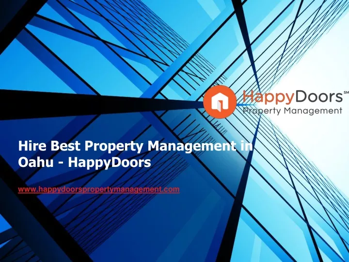 hire best property management in oahu happydoors