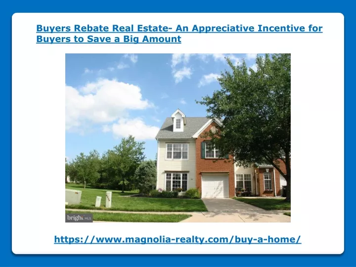 buyers rebate real estate an appreciative