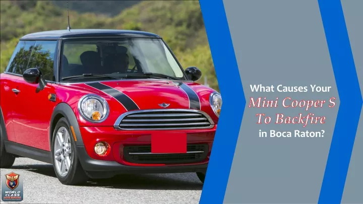 what causes your mini cooper s to backfire