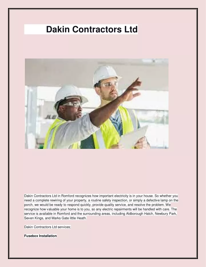 dakin contractors ltd