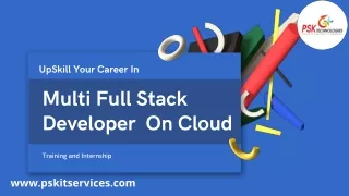 Multi Full Stack Development on Cloud