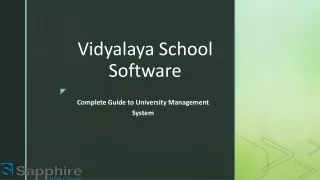 vidyalaya school software