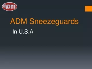 Glass Guard and the Add-Ons used with it-ADM Sneezeguards
