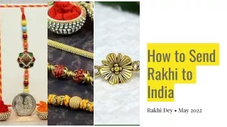 how to send rakhi to india