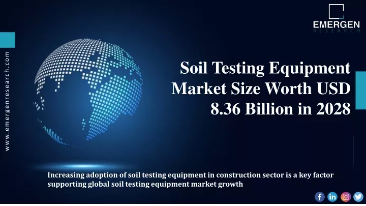 soil testing equipment market size worth