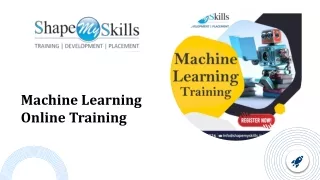 machine learning online training