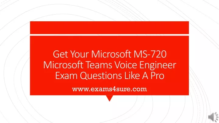 get your microsoft ms 720 microsoft teams voice engineer exam questions like a pro
