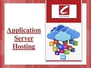 application server hosting