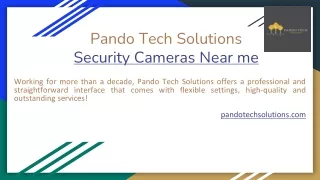 Security Cameras Near Me