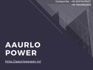 Aaurlo power pdf