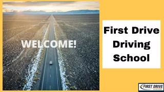 first drive driving school