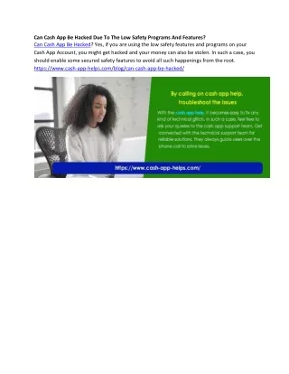 can cash app be hacked due to the low safety