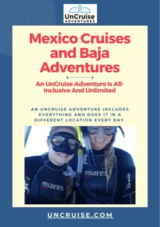 Mexico Cruises and Baja Adventures | Uncruise