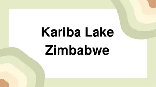 Jozef Behr : A Fun Visit of Kariba Lake Zimbabwe
