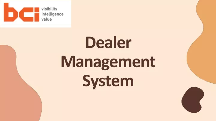 dealer managemen t system