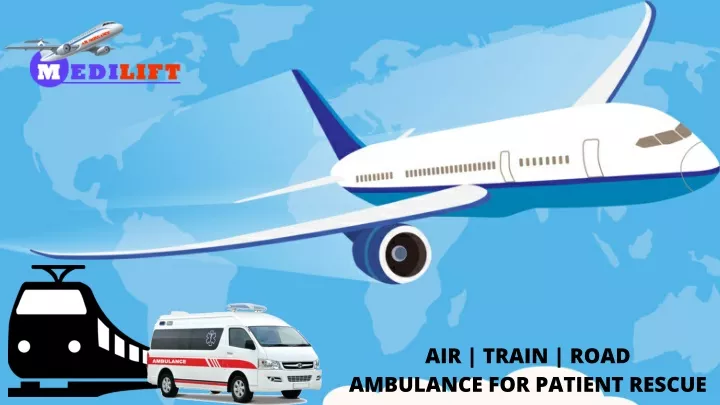 air train road ambulance for patient rescue
