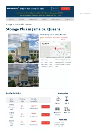 Self storage in forest hills