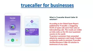 truecaller for businesses