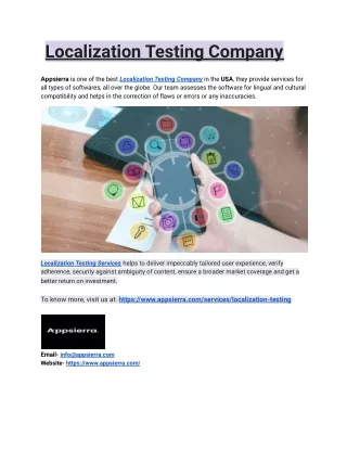 localization testing company