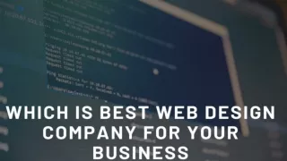 Why Choosing the Best Web Design Company is Pivotal for all Business Types