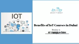 Benefits of IoT Courses in Dubai